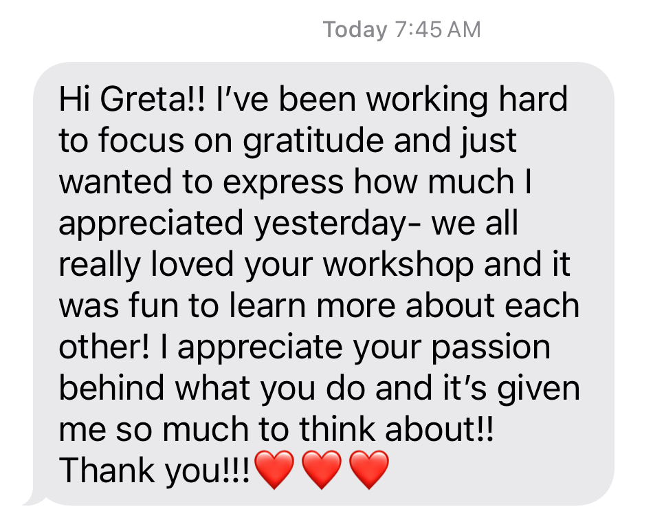 Greta Ertl – Life Coach – Client Testimonial