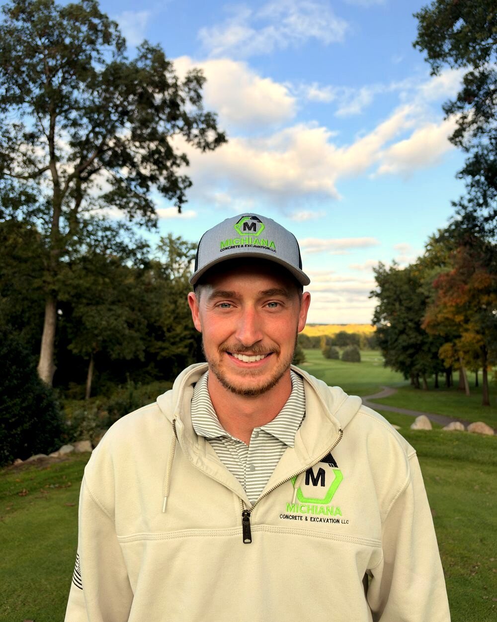 Devin Rudloff, owner of Michiana Concrete & Excavation in Goshen, Indiana