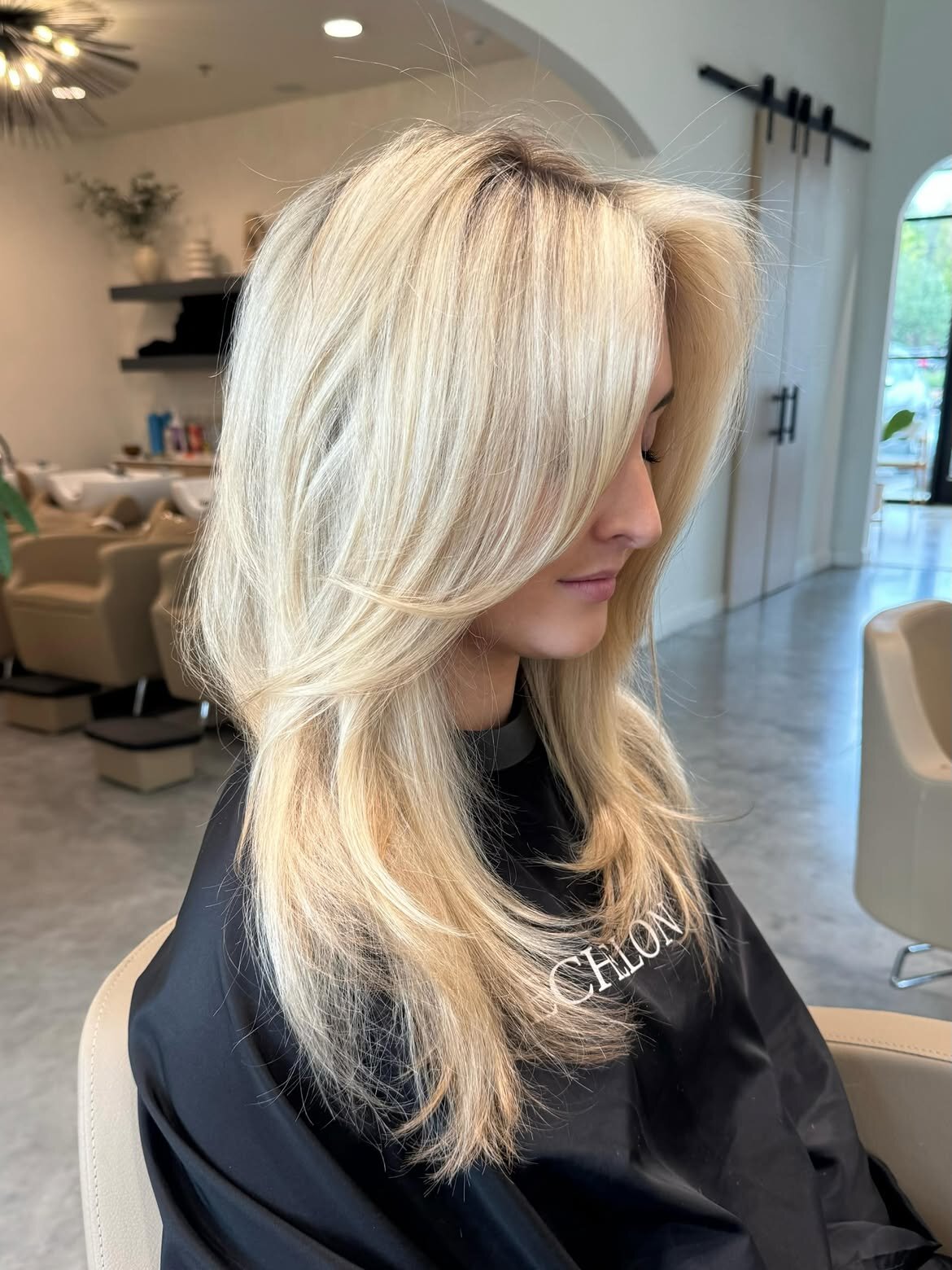 Blonde hair color at Echelon Salon, Eagle, Idaho