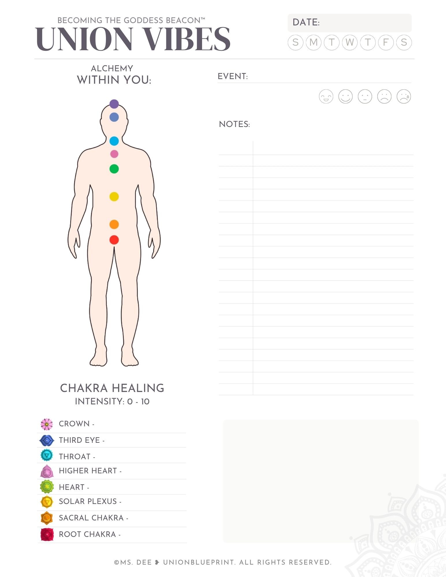 Masculine Chakra Scan