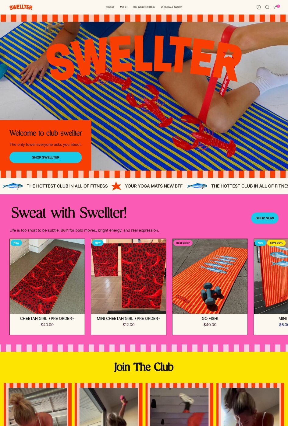 fun and personality-packed web design for female entrepreneur