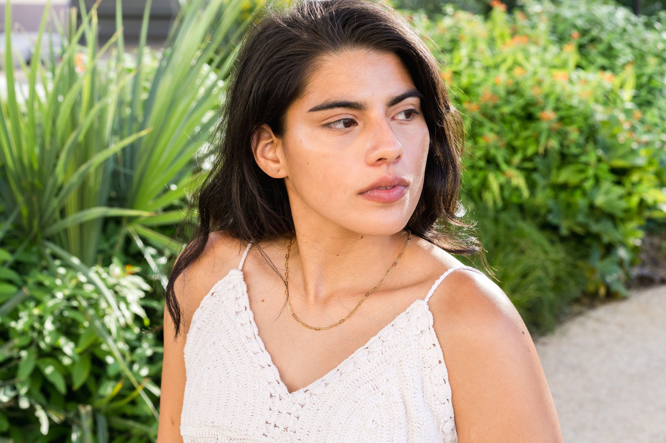 Charm Theory model outdoor portrait in Austin