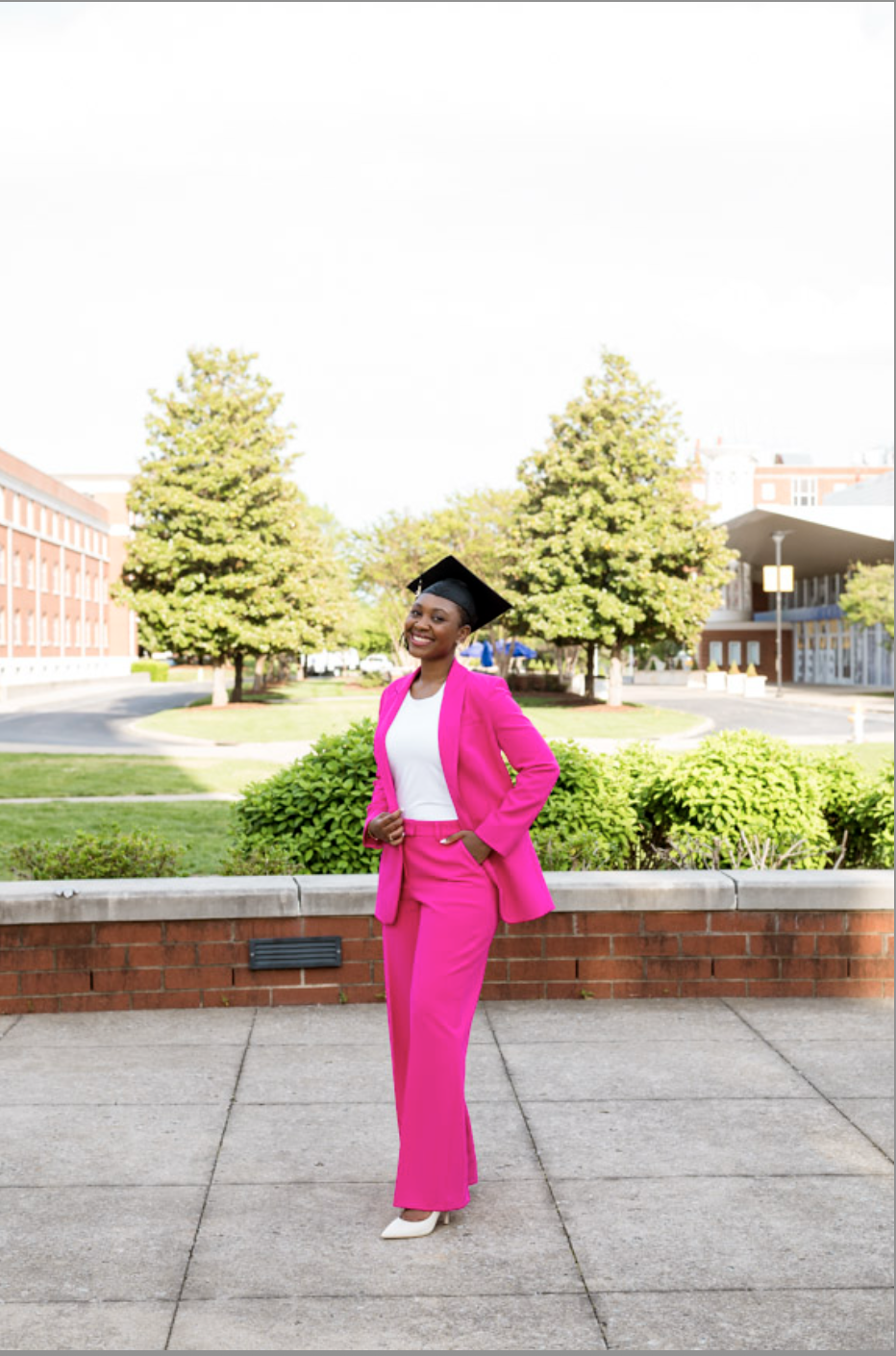 Unedited senior portrait