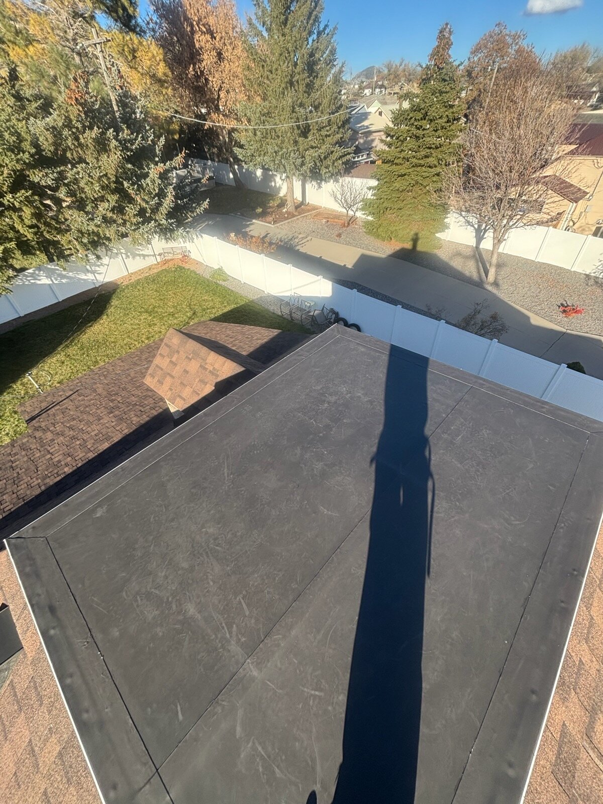TPO flat roof system in nephi utah