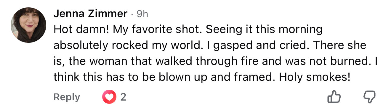 Client review screenshot