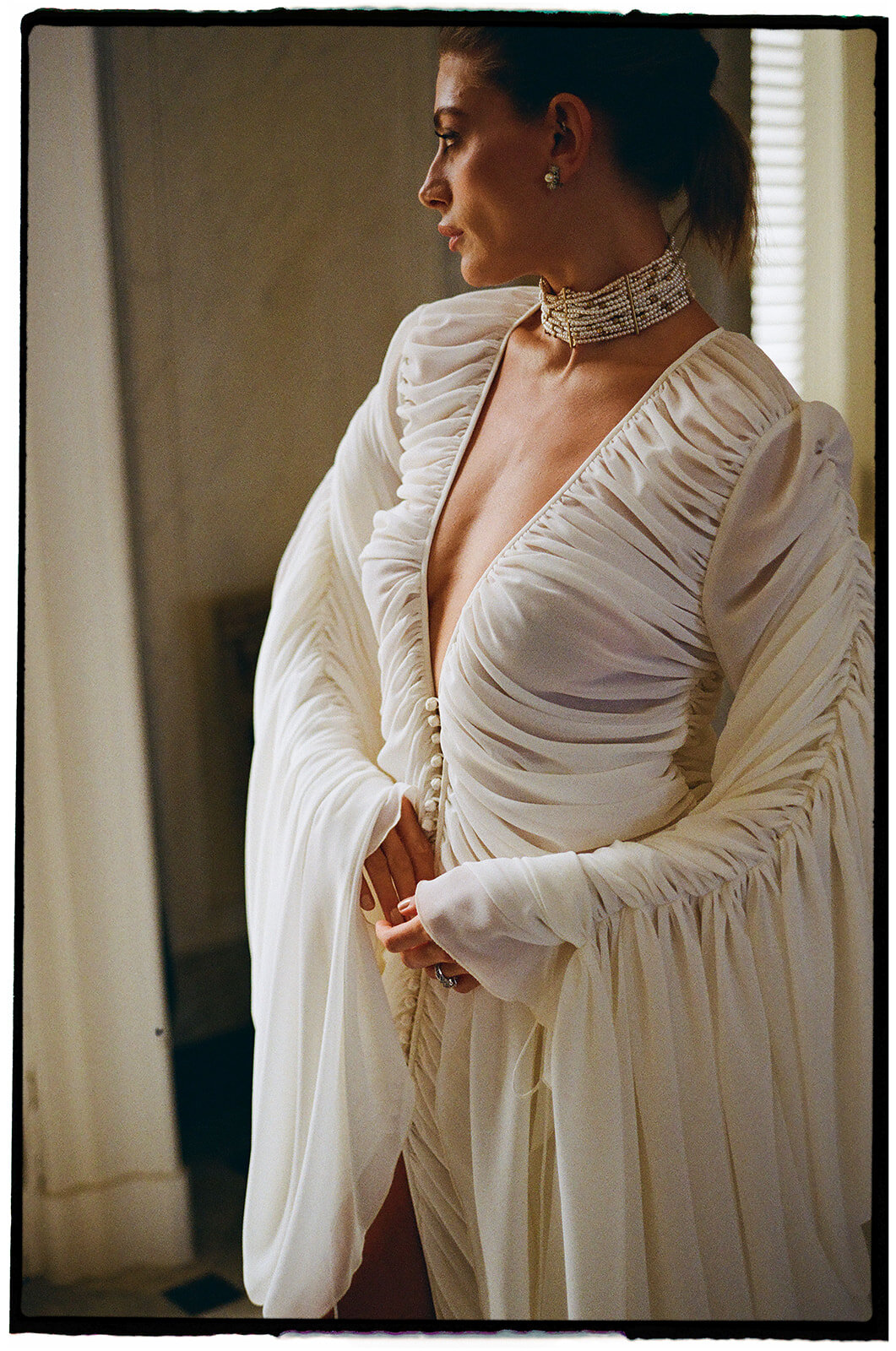 Villa Astor wedding editorial photographed on Kodak Gold 200