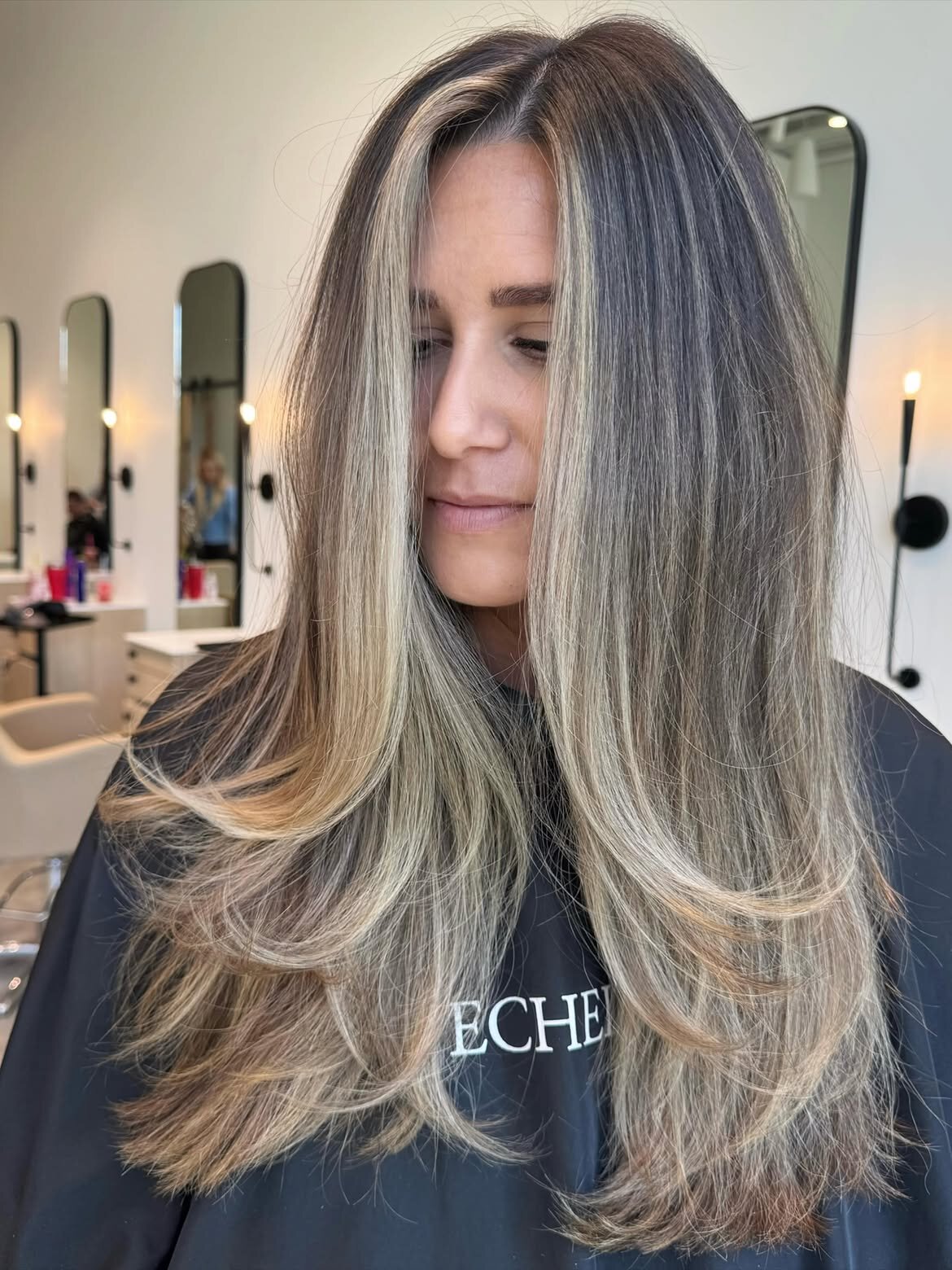 Blonde hair color, bronde color and balayage by Echelon Salon in Eagle, Idaho