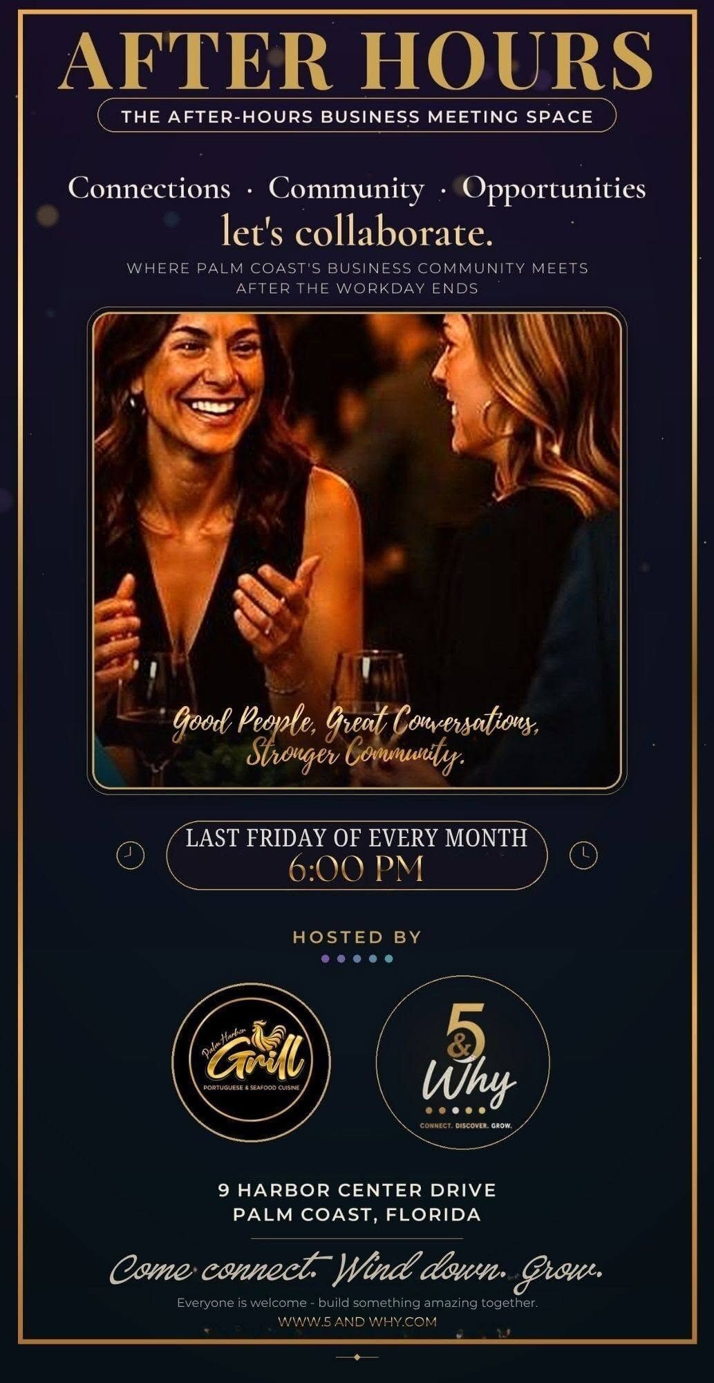 5&Why After Hours at Palm Harbor Grill