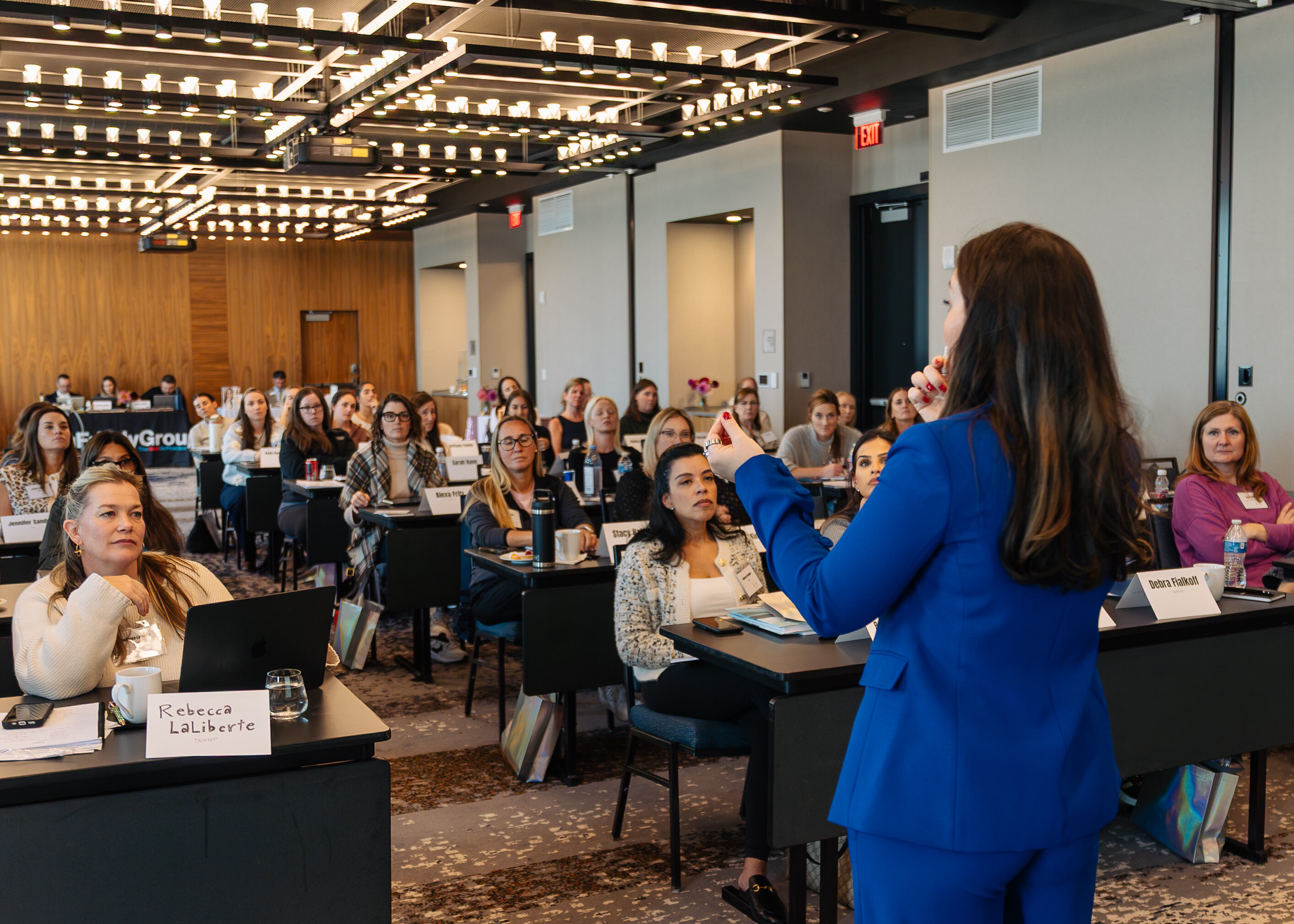 Hygienists working together during a summit exercise