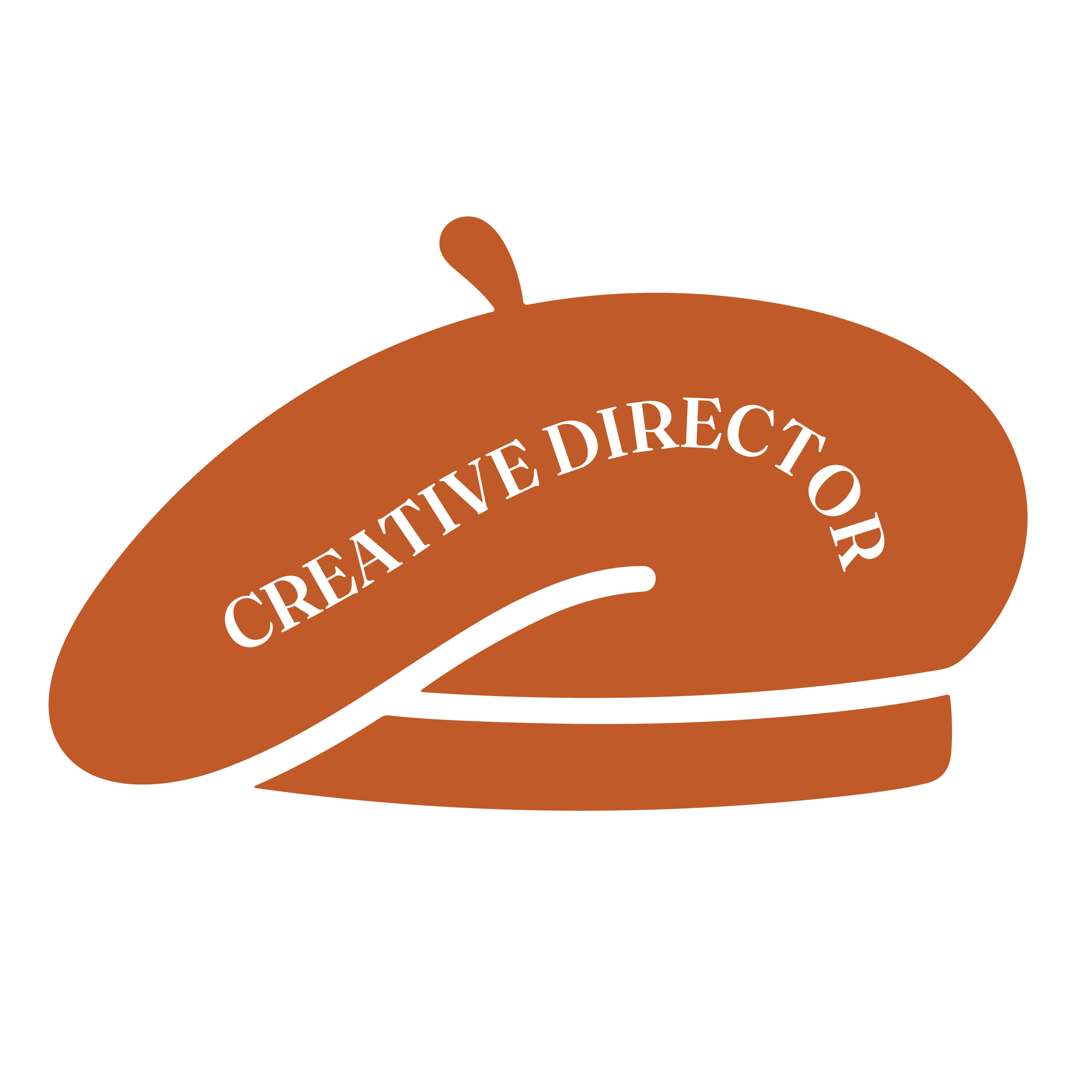 Beret that says Creative Director