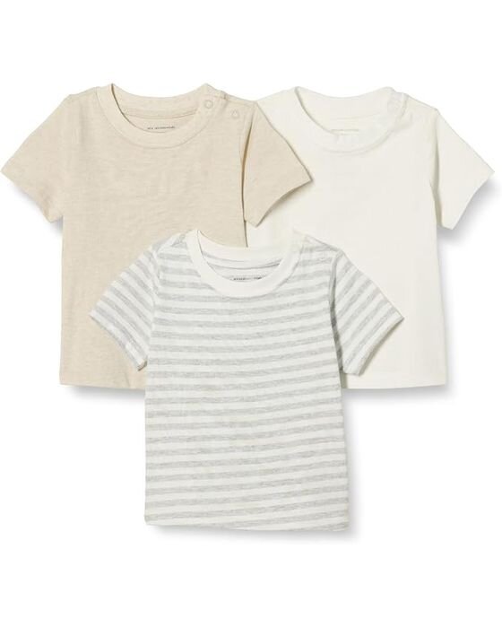 Neutral Tee 3-Pack — Young Boys fall family photo outfit idea