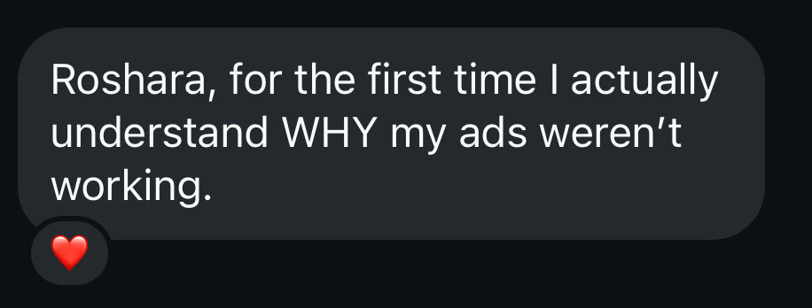 Testimonial screenshot 1