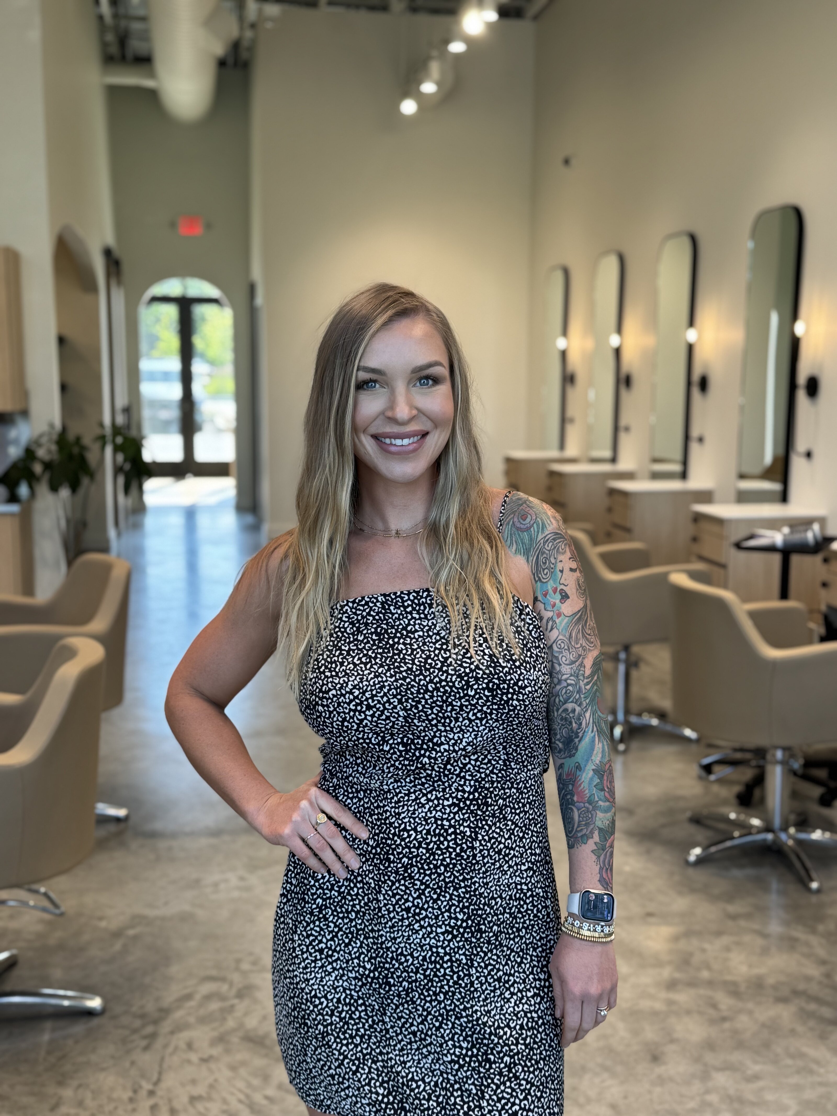 Sarah Hoptar hair stylist at Echelon Salon Eagle Idaho