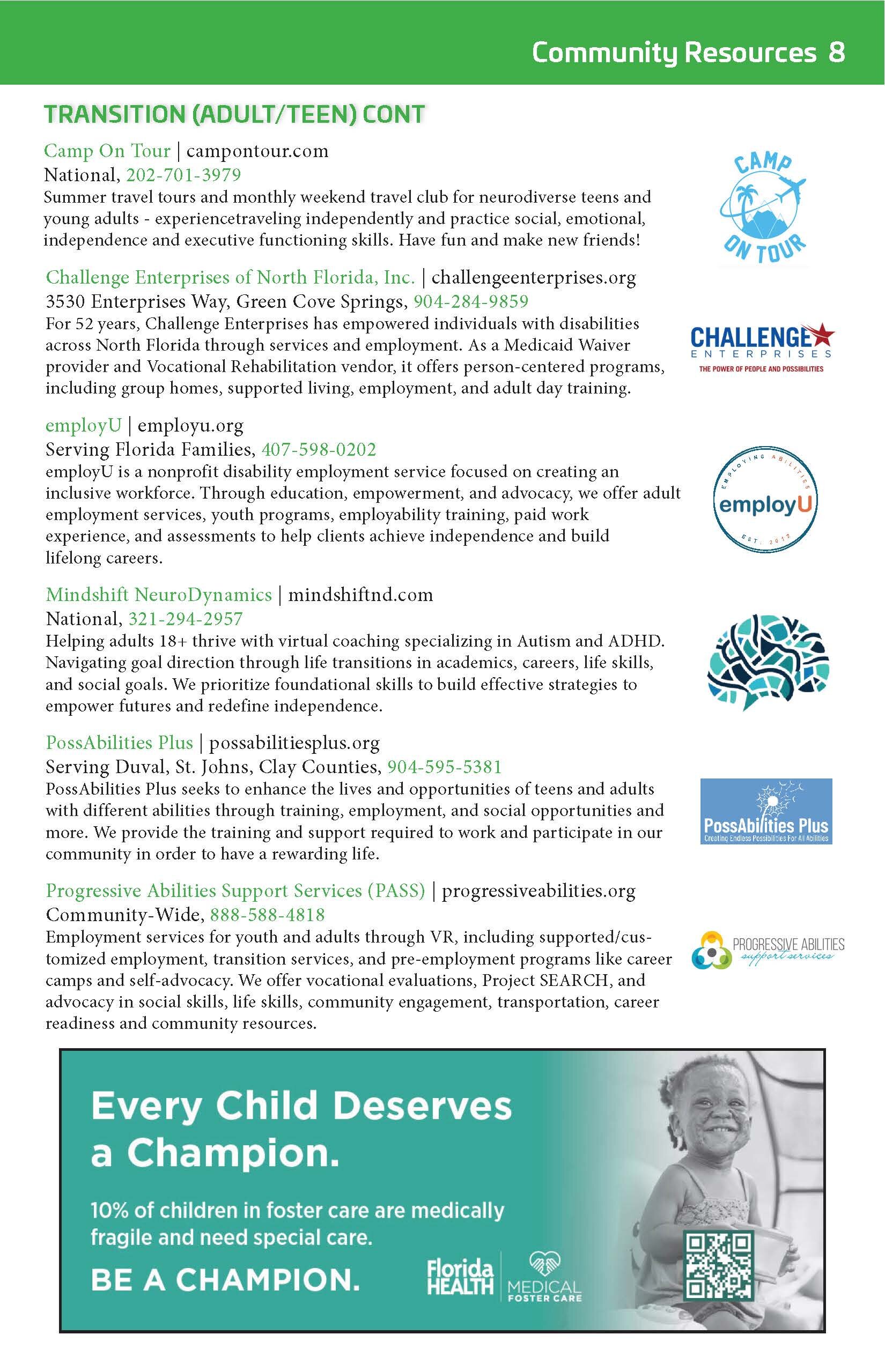 Bright Feats Jacksonville 2026 booklet page 9