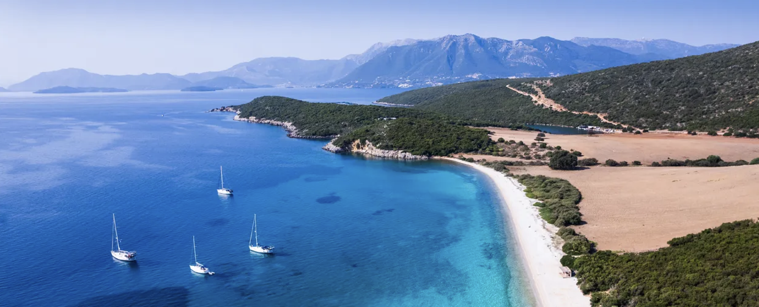 The coast at Paleros, western Greece