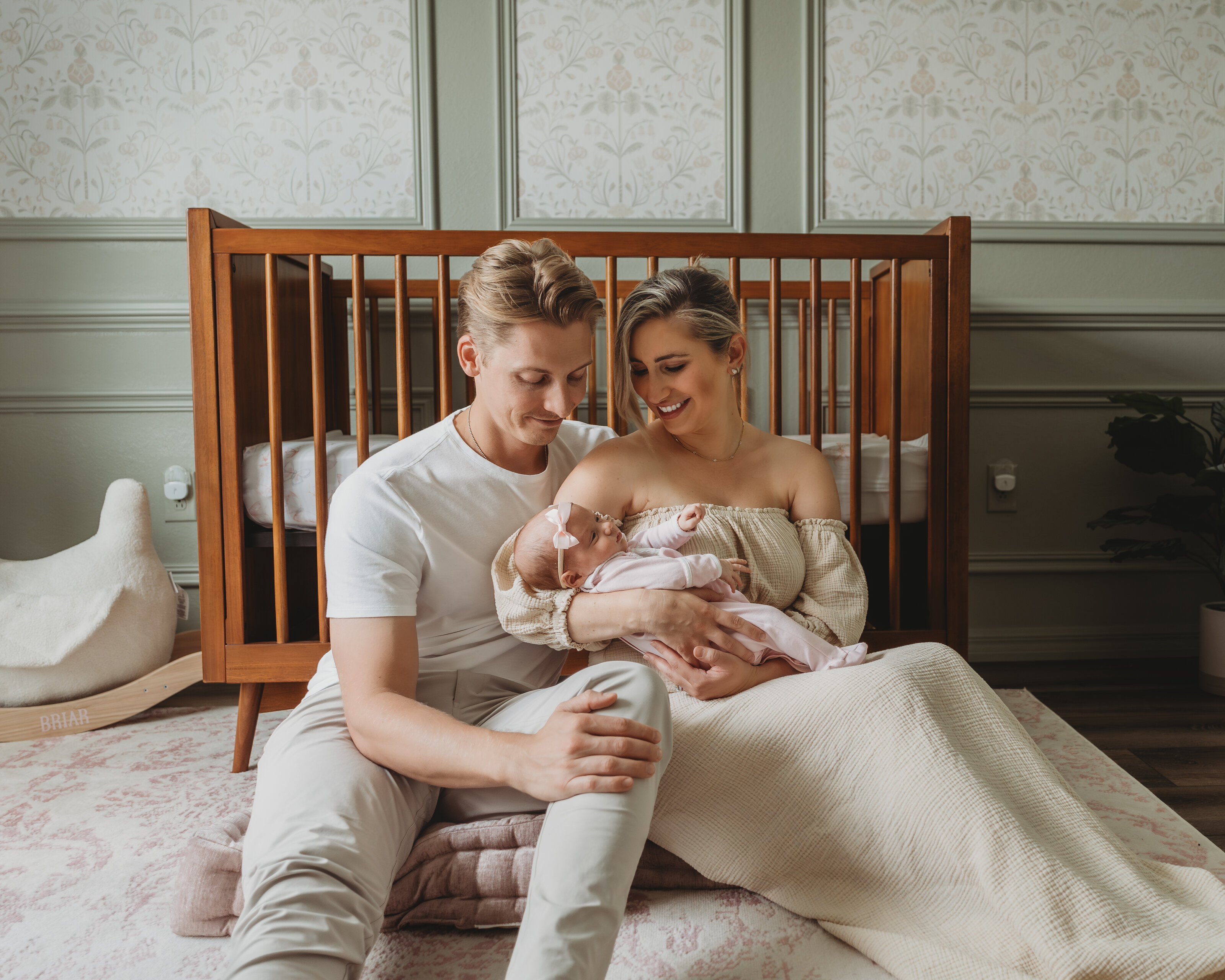 Lifestyle Newborn portrait