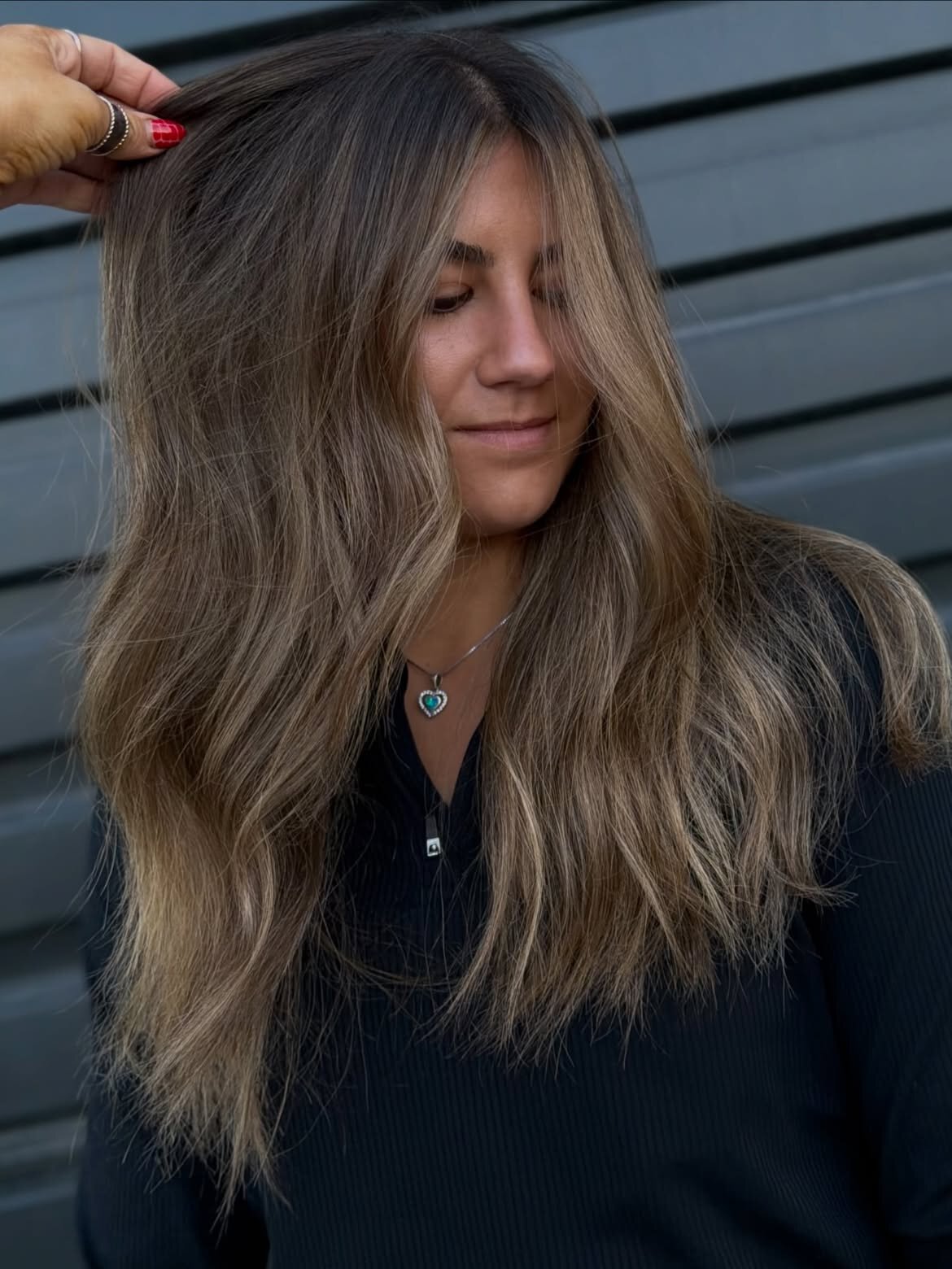 Brunette hair color, bronde color and lived-in color by Echelon Salon in Eagle, Idaho