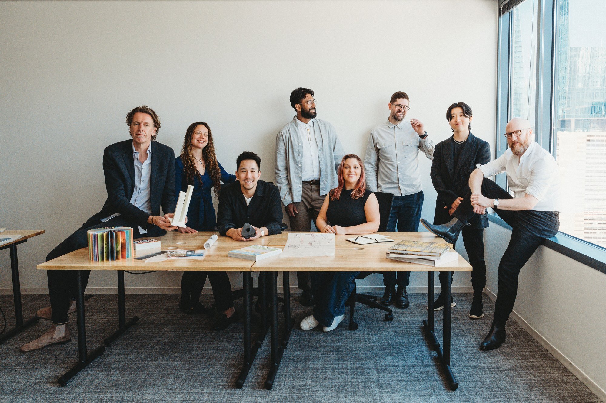 UNS corporate team candid portrait in the Austin office