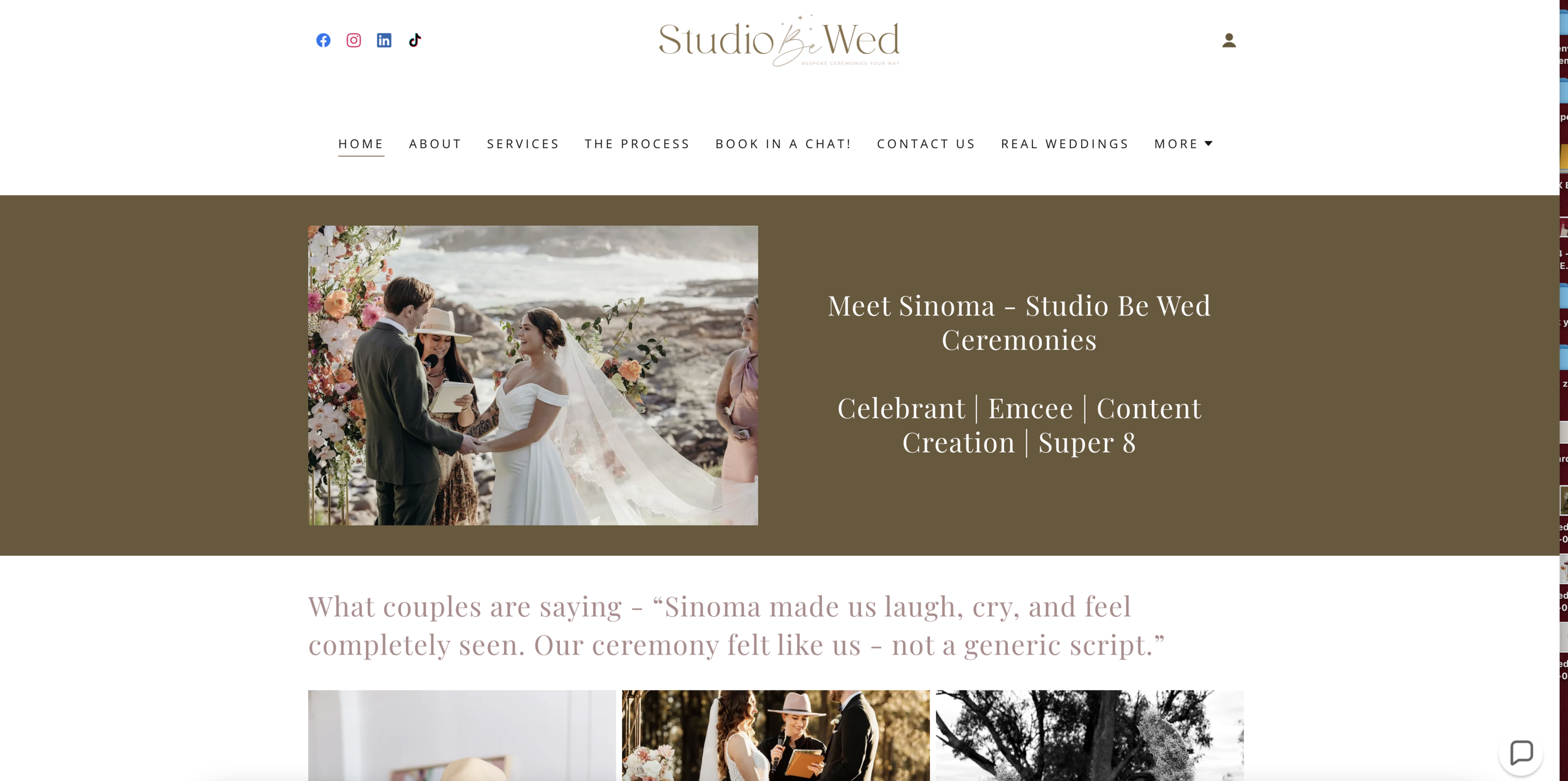Before — original website