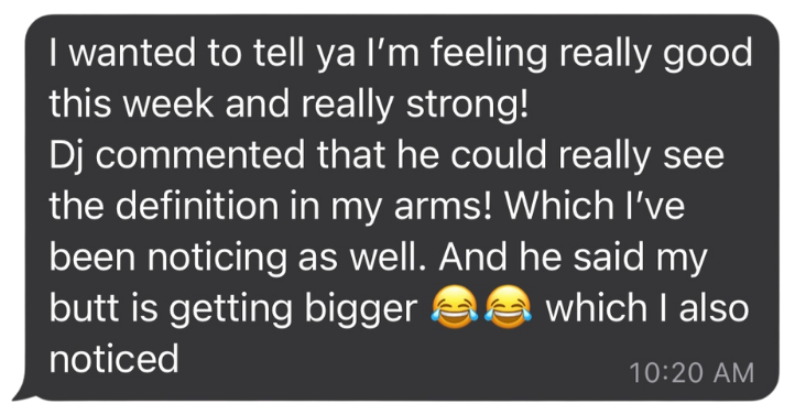 Client testimonial