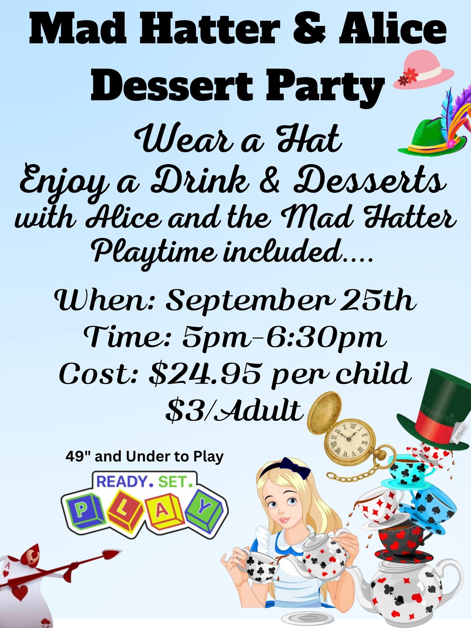 Ready Set Play Mad Hatter Tea Party