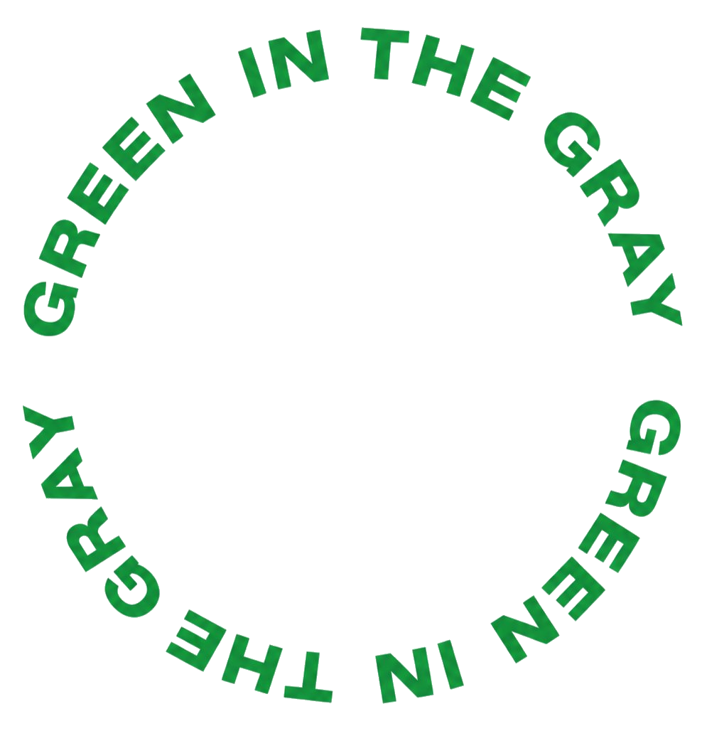 Green in the Gray Spinning Circle