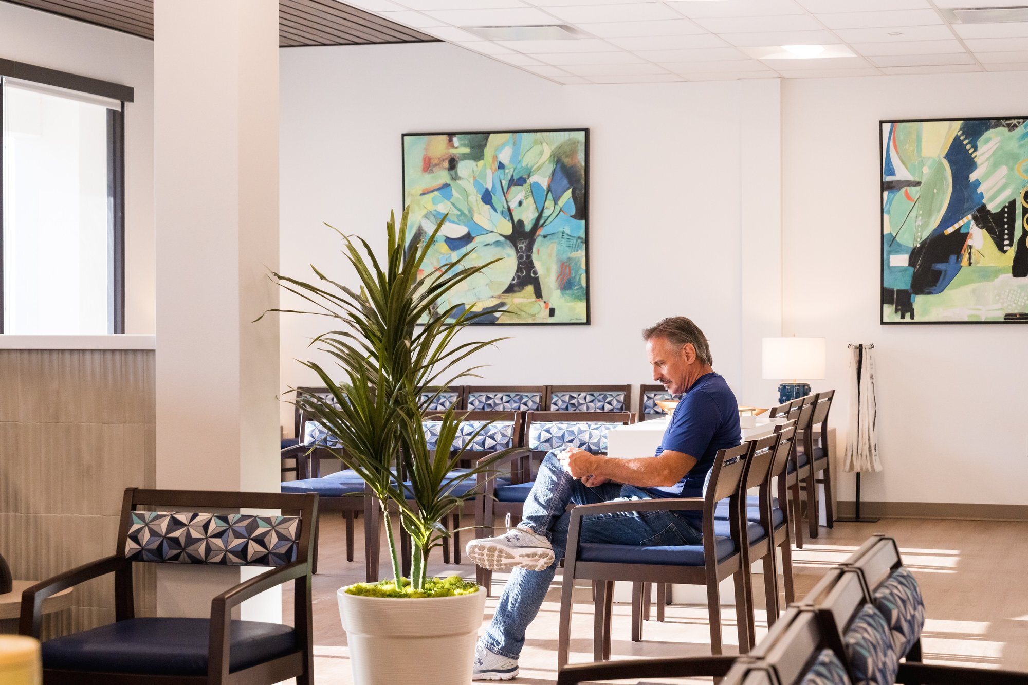 Austin Gastroenterology waiting room patient lifestyle photography