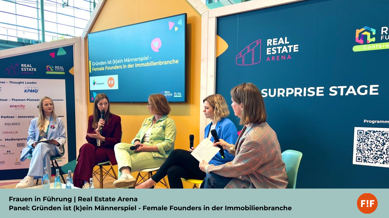 Frauen in Führung und Real Estate Arena – Panel Gründen ist kein Männerspiel