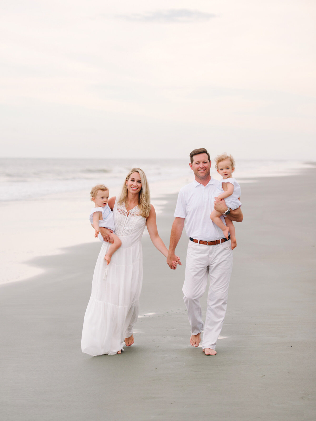 Myrtle Beach extended family reunion photographer capturing multigenerational beach portrait