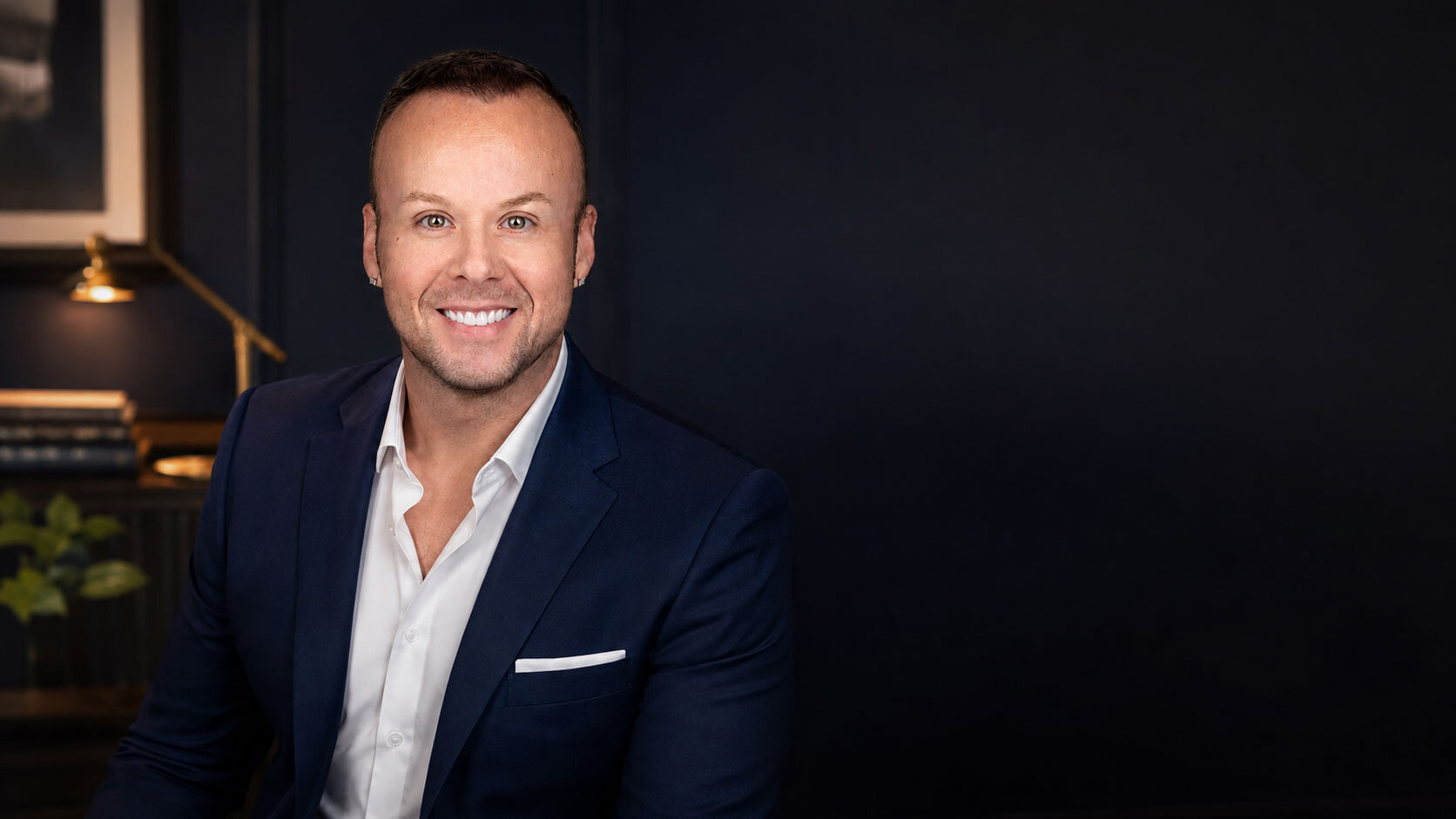 Dr. Michael Stokes in his office