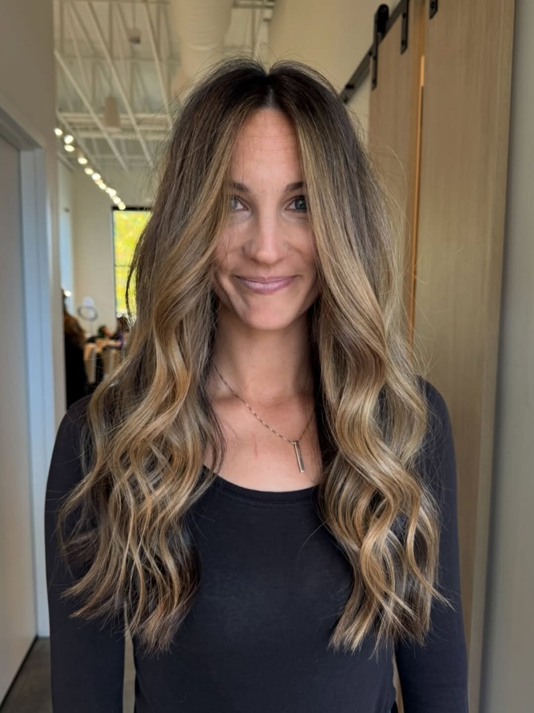 Bronde color and lived-in color by the team at Echelon Salon in Eagle, Idaho