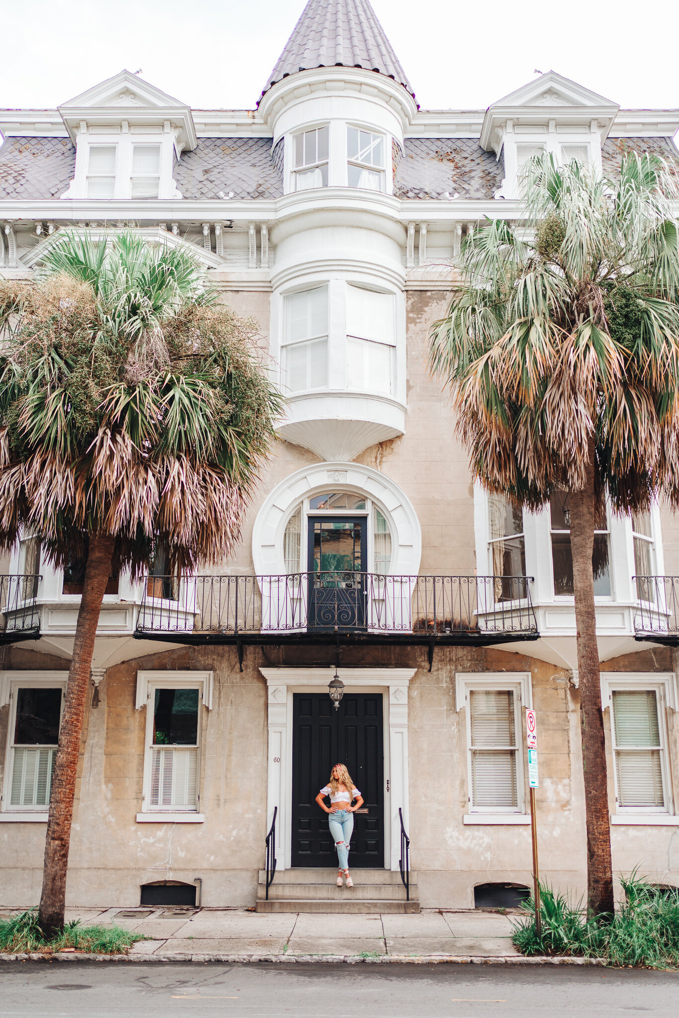 Charleston senior portrait session location planning with photographer