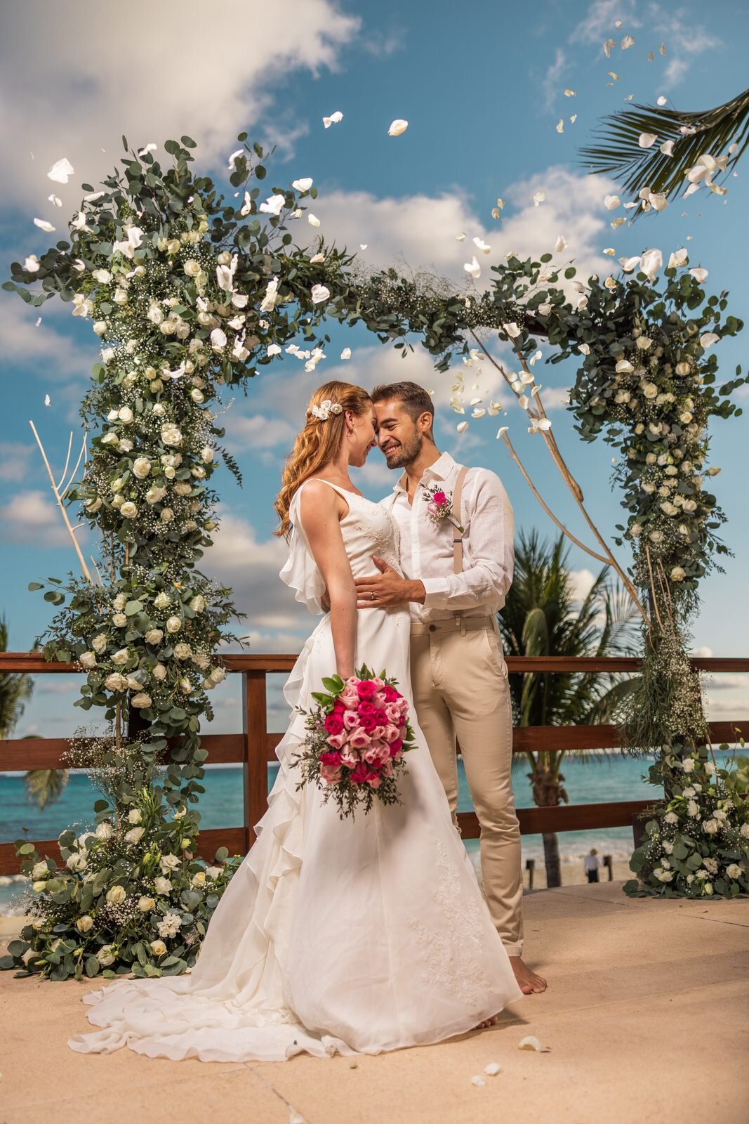 Sunrise Terrace wedding venue at Grand Fiesta Americana Coral Beach Cancun