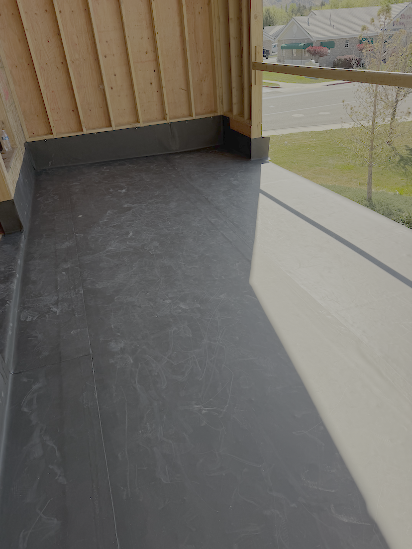 tpo flat roof system repalcement residential in payson utah