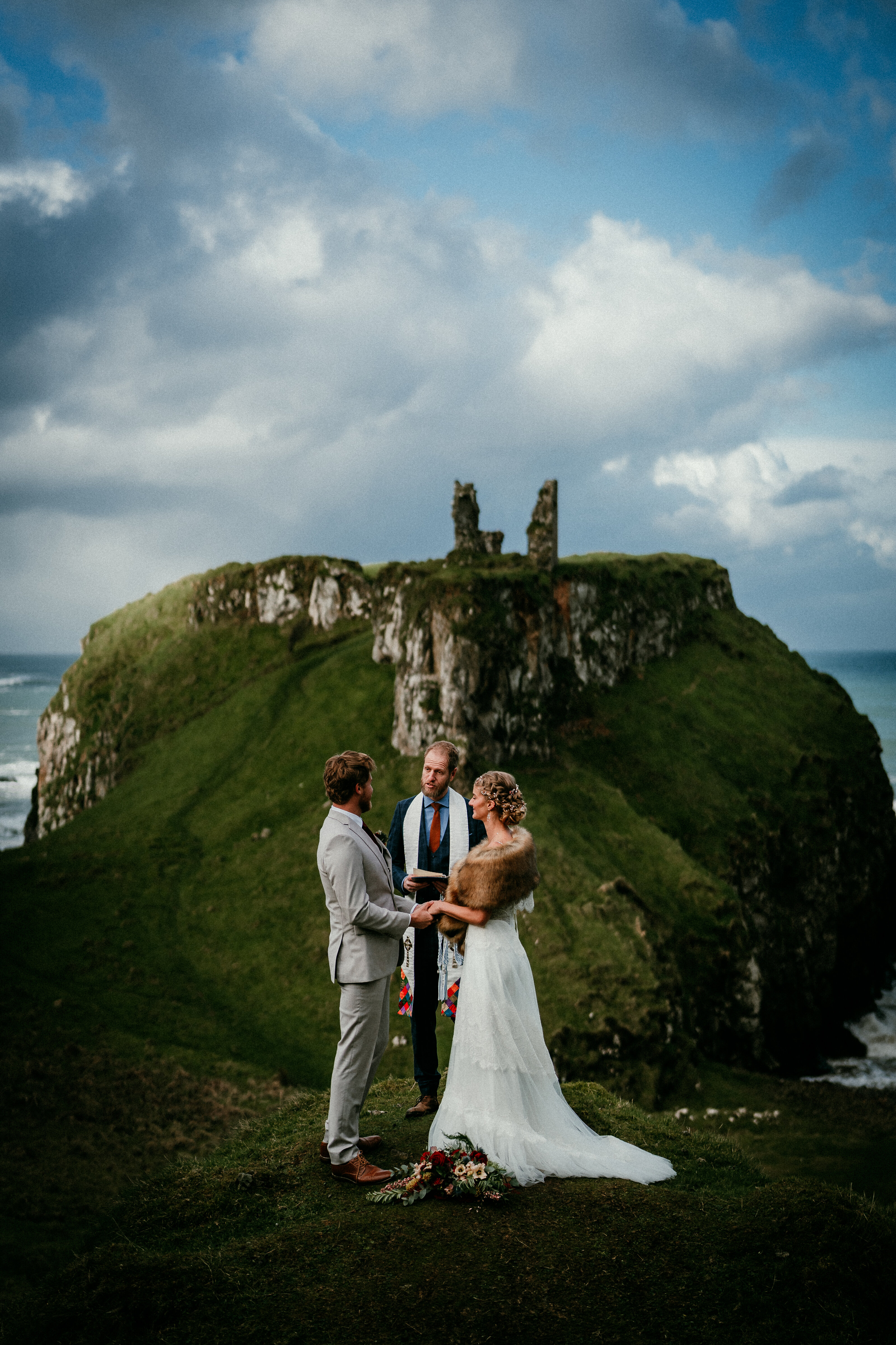Wedding couple portrait