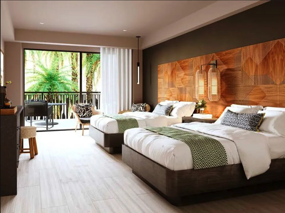 Room with two queen beds