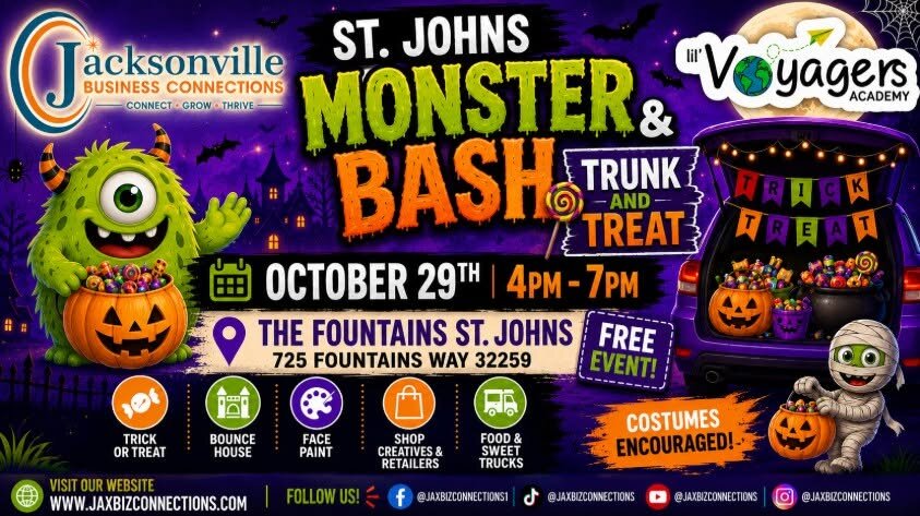 St. Johns Monster Bash and Trunk and Treat