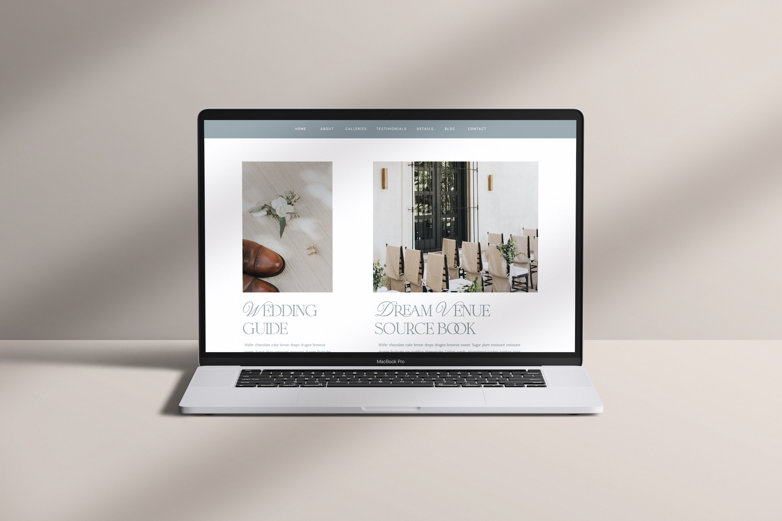 Original website design