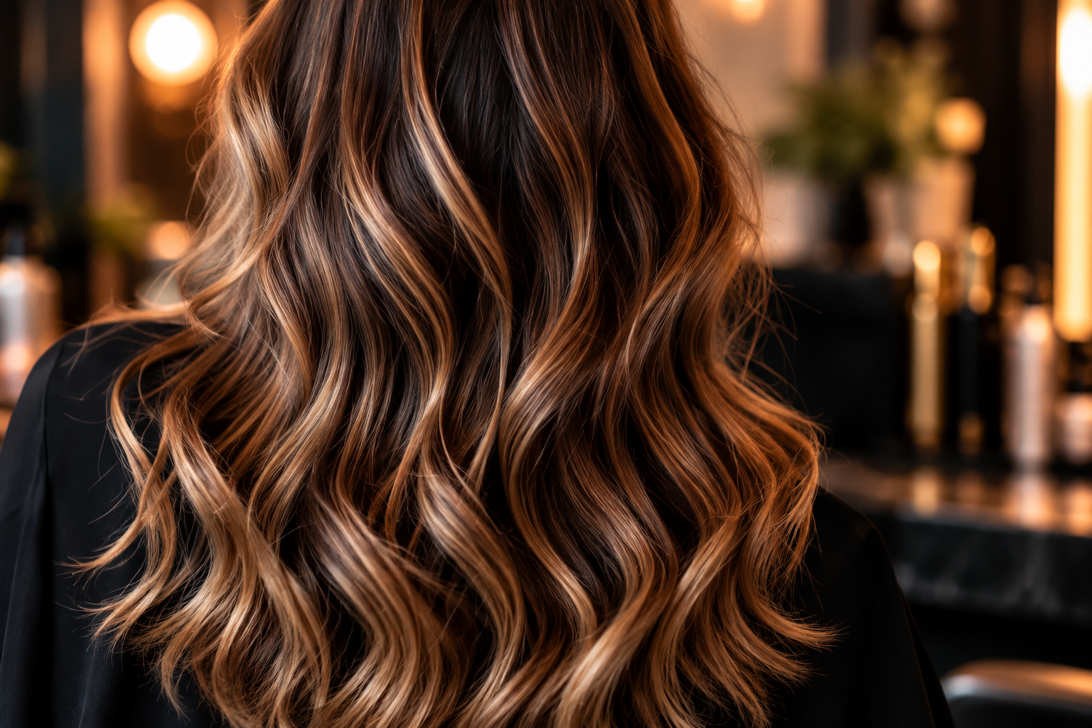 Beautiful dimensional hair color