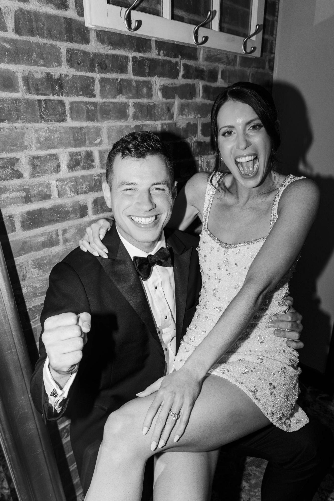 Classic Hudson Valley wedding portrait of Beth and Peter