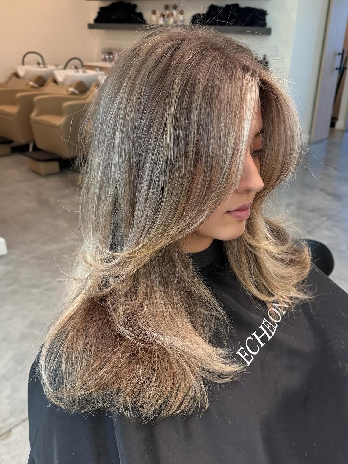 Custom bronde color at Echelon Salon in Eagle, Idaho