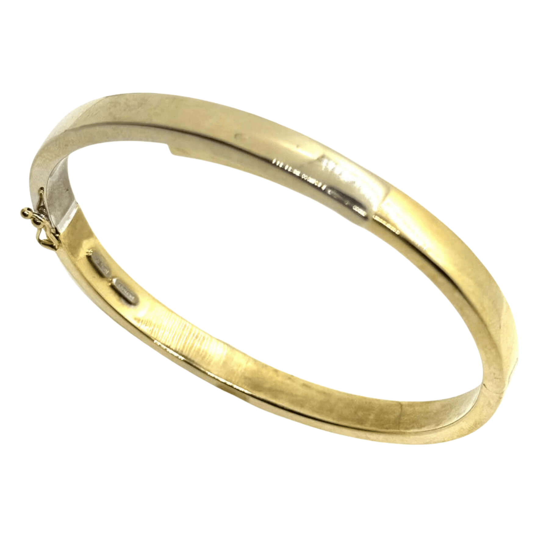14k Yellow/White Gold Bangle