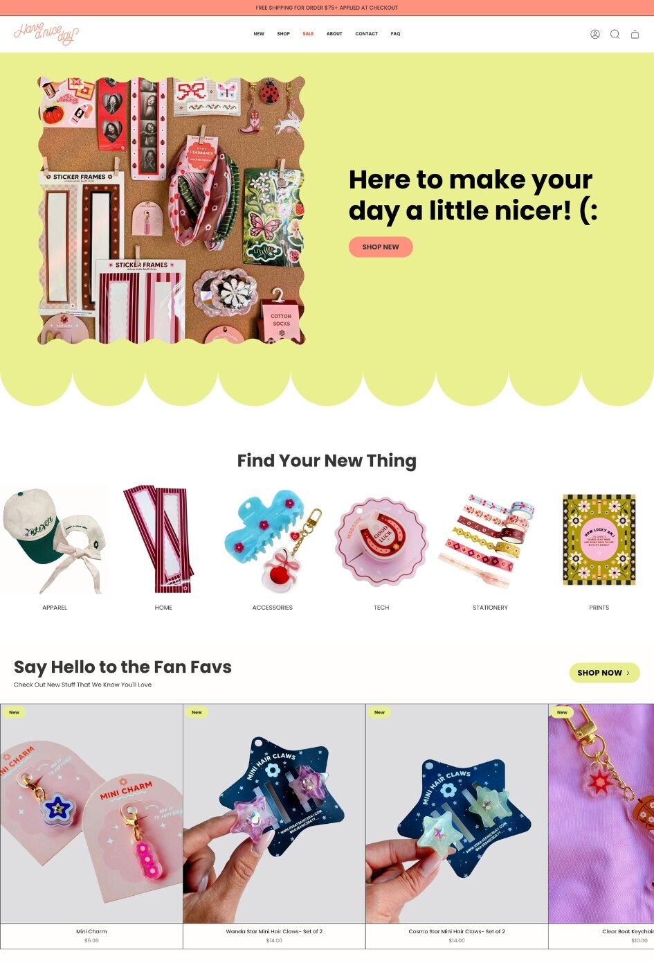 example of website design for female founders
