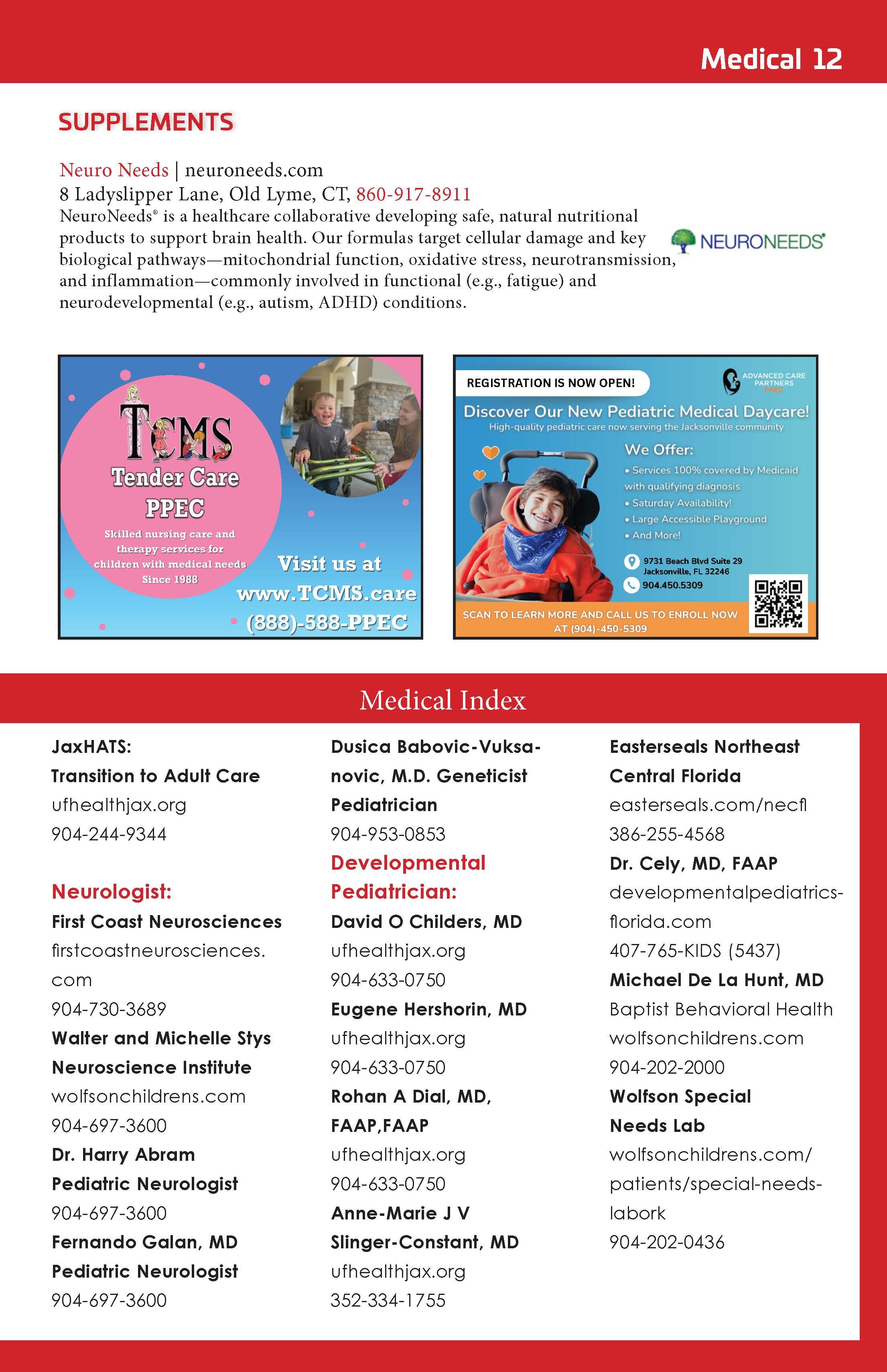 Bright Feats Jacksonville 2026 booklet page 13