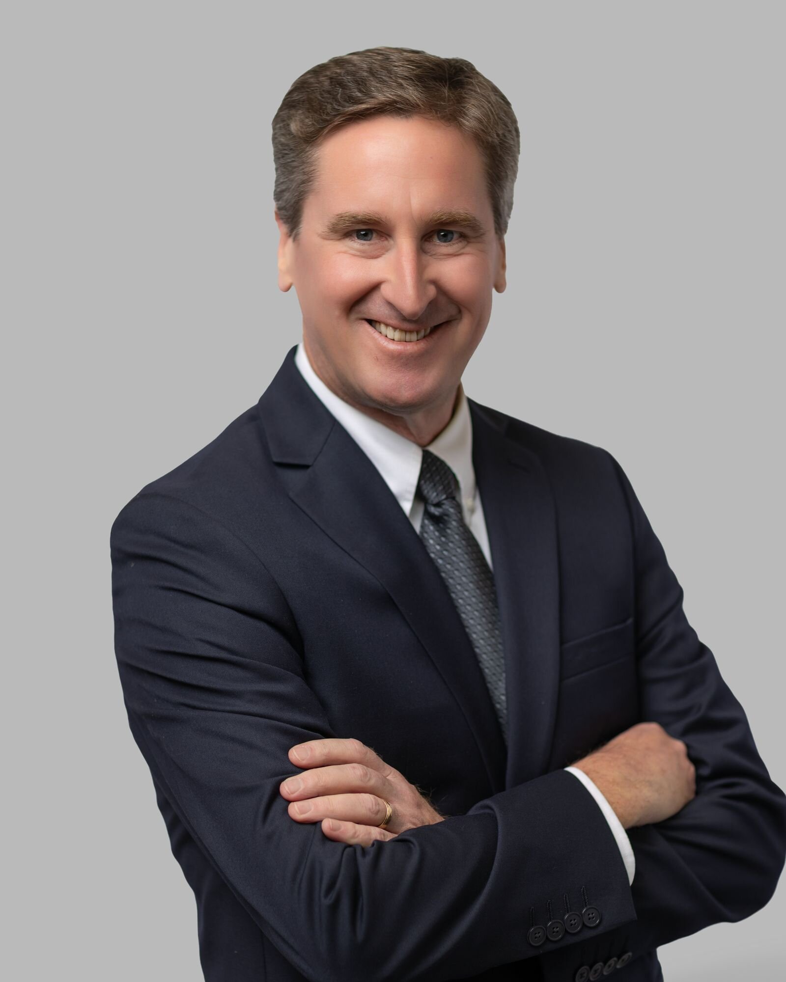 Executive portrait of a Welch Group leader, corporate headshot by James Stokes & Co., Wisconsin