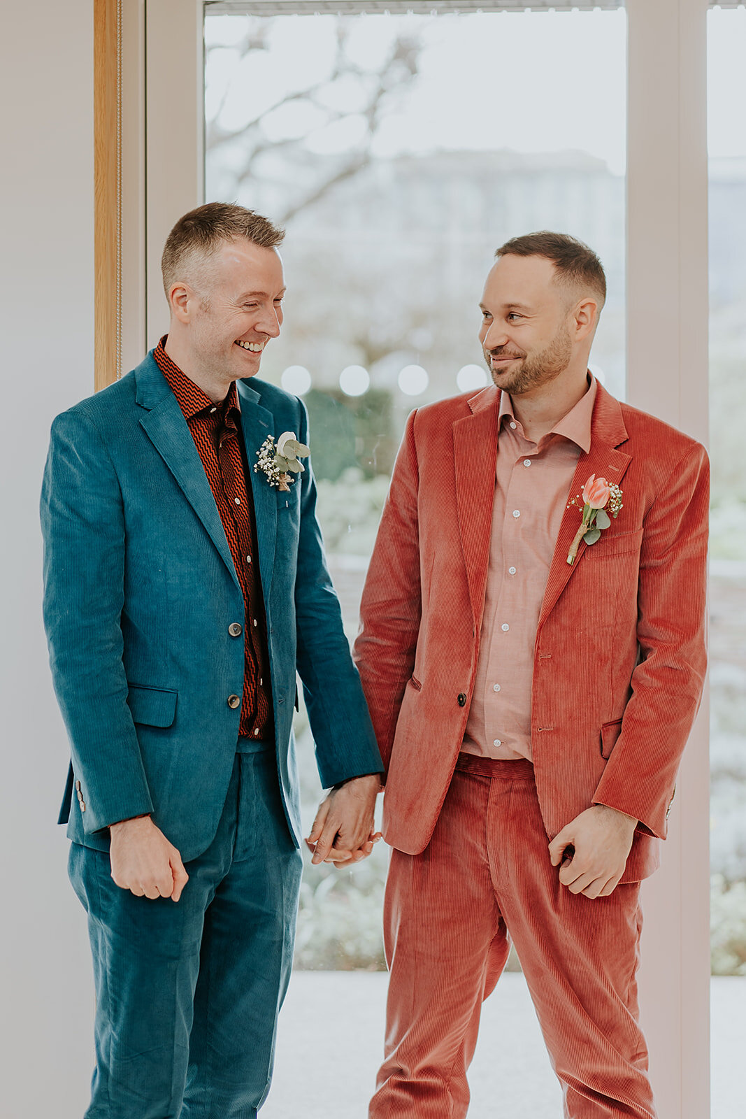 Ben and Scott on their wedding day, photographed by Francis J Smith