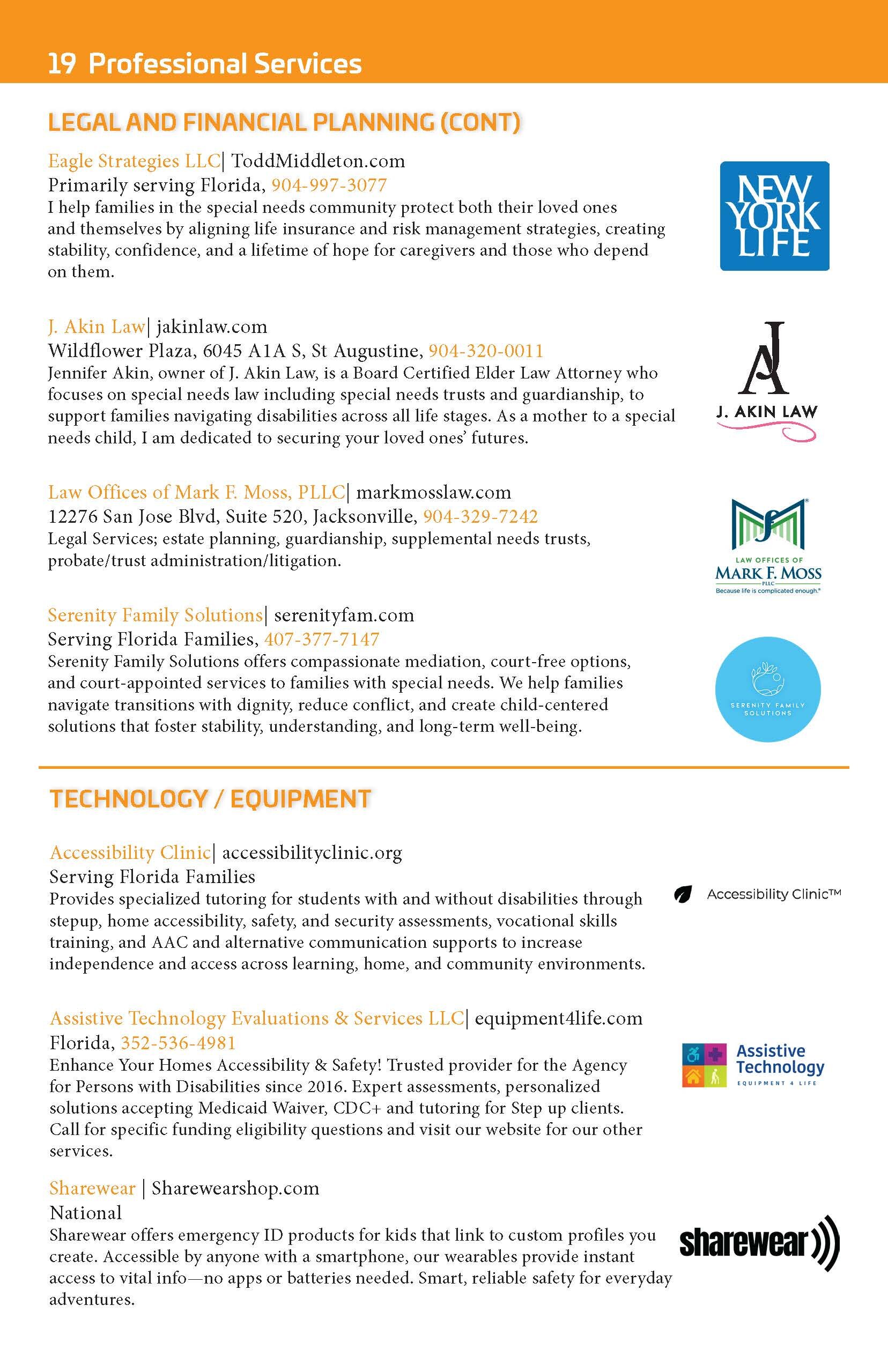 Bright Feats Jacksonville 2026 booklet page 20