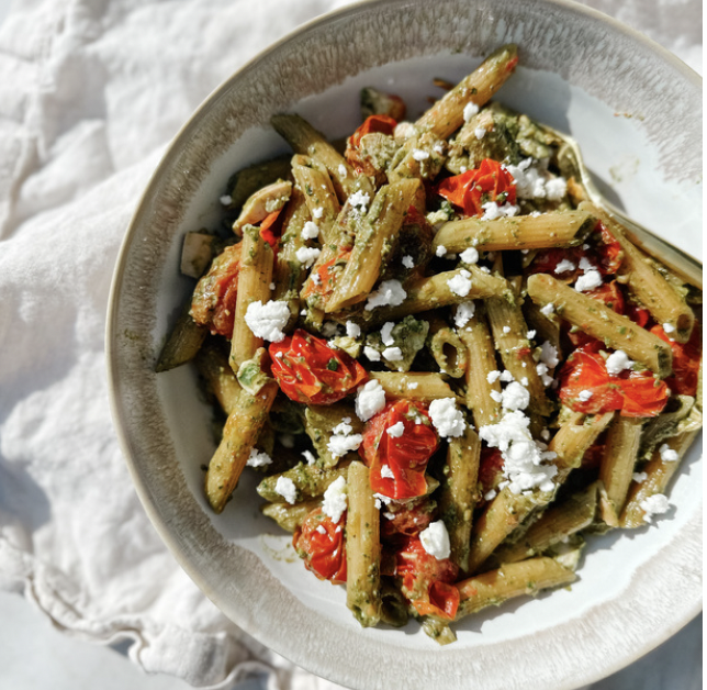 dairy-free pesto pasta