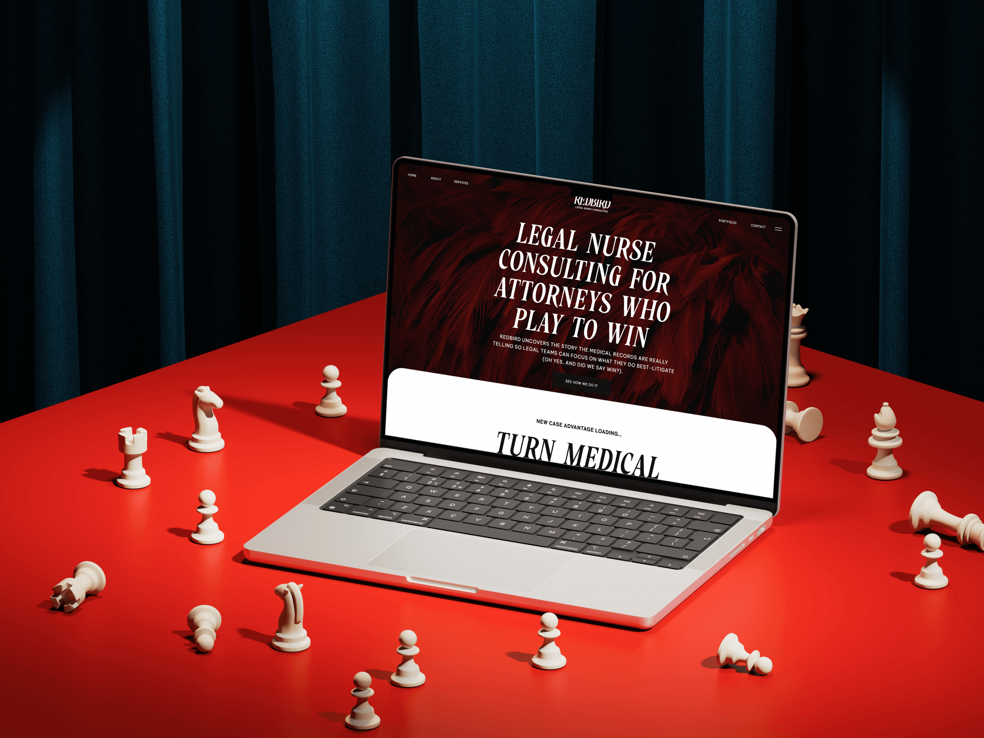 Showit website design for legal nurse consultant website