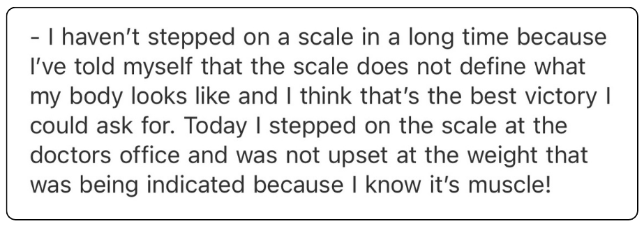 Client testimonial